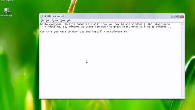 How to use windows 7, 8 1 start menu in windows xp смотреть онлайн