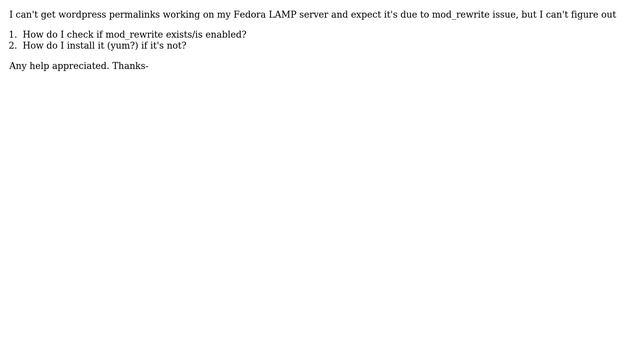 DevOps & SysAdmins: How to check/enable mod_rewrite on Apache/Linux? (2 Solutions!!) смотреть онлайн