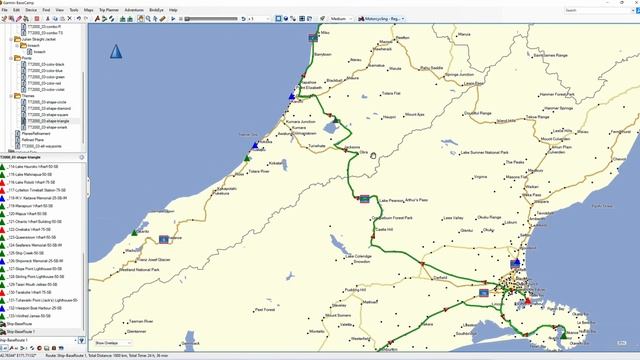 Interactive Route editing within the basecamp map... (Windows version of basecamp) смотреть онлайн