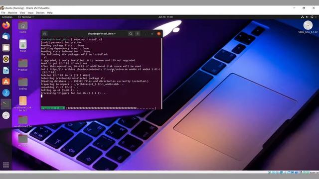 Train fun in ubuntu terminal смотреть онлайн