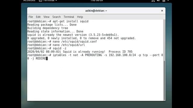 KONFIGURASI PROXY SERVER PADA DEBIAN 9 смотреть онлайн