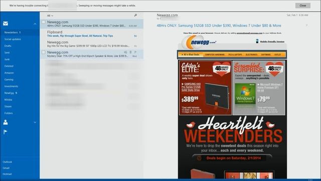 Windows 8 Tip: Auto Clean Your Mailbox In Windows 8 Mail смотреть онлайн
