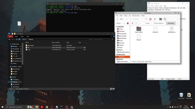 how to move files between Windowns 10 and WSL смотреть онлайн