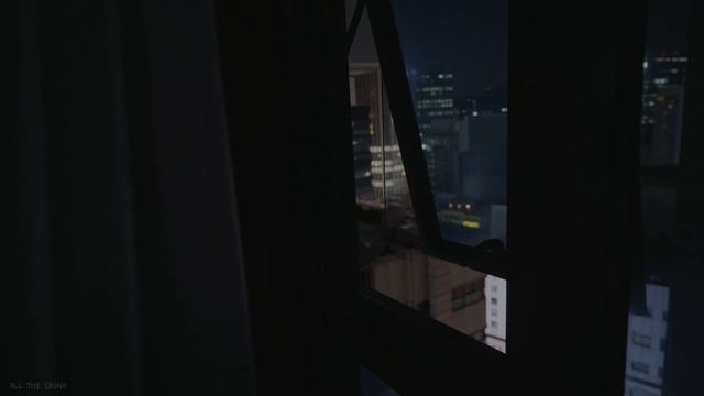 Open Window Night City Ambience | White Noise for Sleep | Relaxing Sounds | ASMR 4K смотреть онлайн