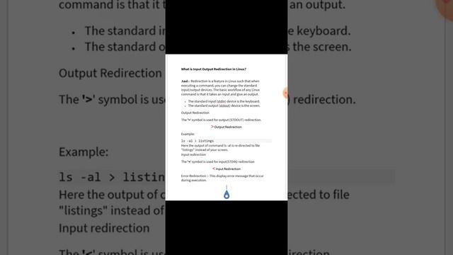 Input output redirection in linux смотреть онлайн