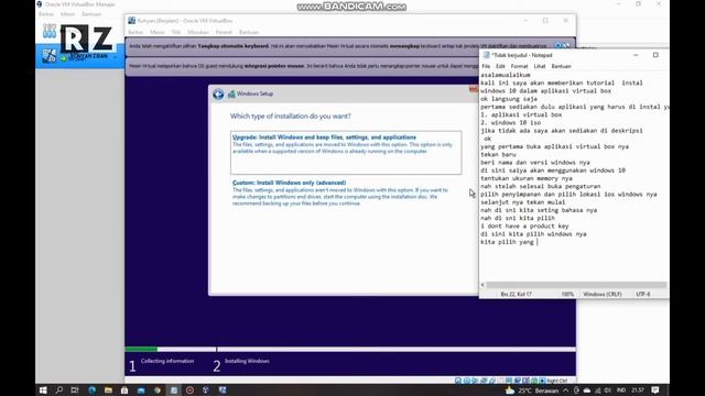 cara instal windows 10 di virtual box смотреть онлайн