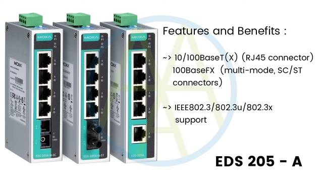 3A Exports Moxa EDS Series смотреть онлайн