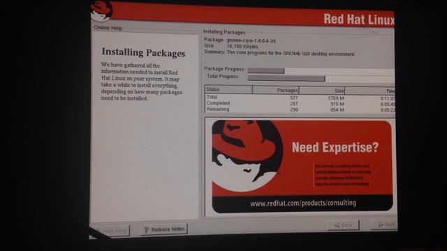 Red Hat 7.2 (Enigma) install and boot on HP i2000 Itanium 1/Merced machine смотреть онлайн
