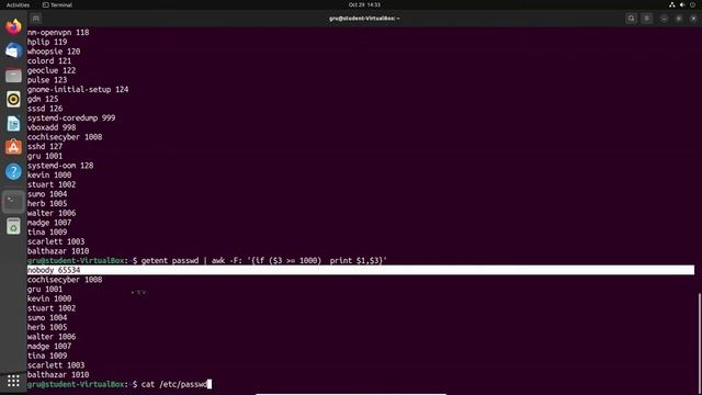 Bash 05 Using awk to parse streams and files смотреть онлайн