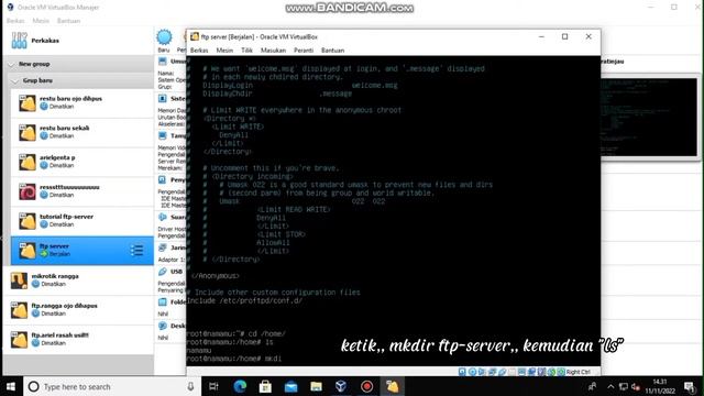 konfigurasi Ftp-Server di debian 10 pada VirtualBox @smktunasbangsatawangsari886 смотреть онлайн