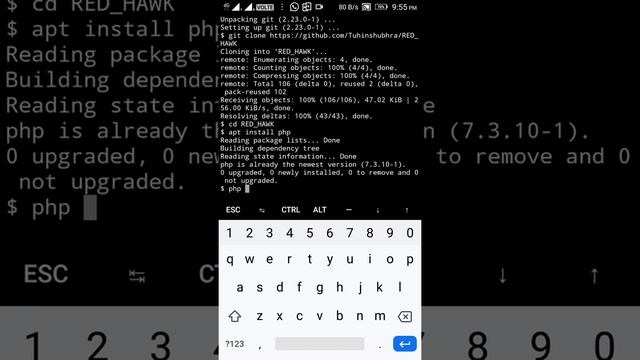 how to install red_hawk in termux смотреть онлайн