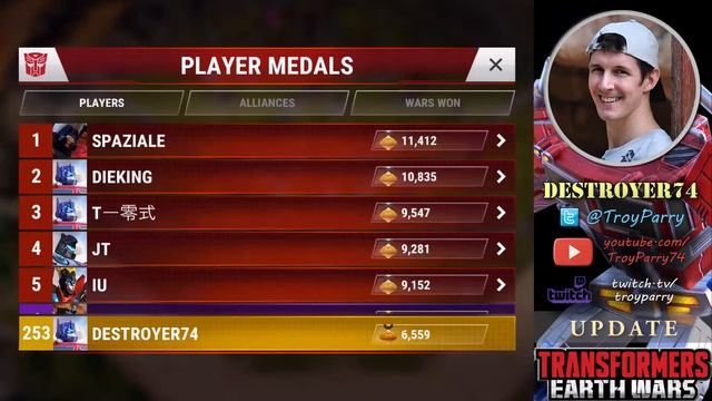 Transformers Earth Wars - update plus zone 12 attacks смотреть онлайн