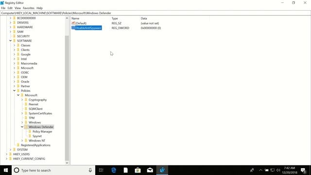 Disable windows defender in Windows 10 home/pro/enterprise (regedit) смотреть онлайн