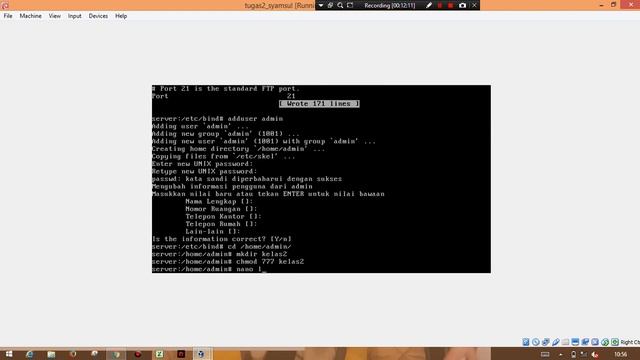 TUTORIAL INSTALASI & KONFIGURASI DEBIAN 5 смотреть онлайн