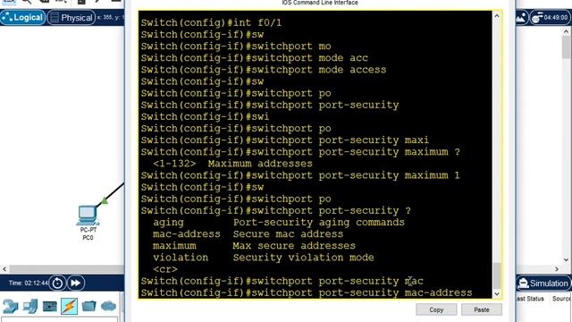 DHCP PORT SECURITY WITH MAC FILTERING смотреть онлайн