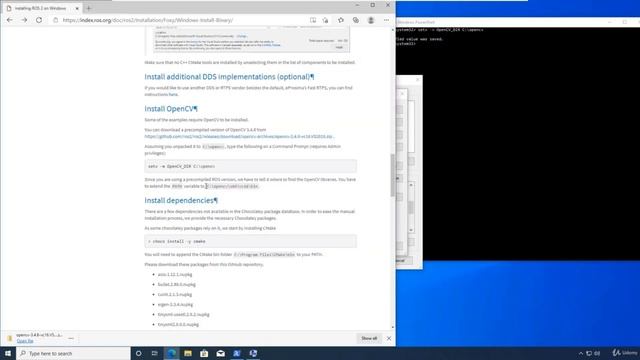 7 Windows Installing ROS 2 Foxy смотреть онлайн