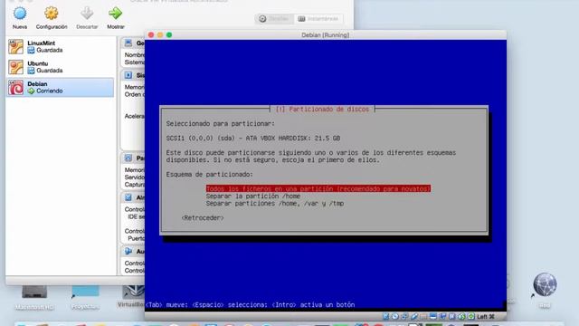 GNU/Linux Debian 8.5.0 Mate en el entorno de VirtualBox смотреть онлайн