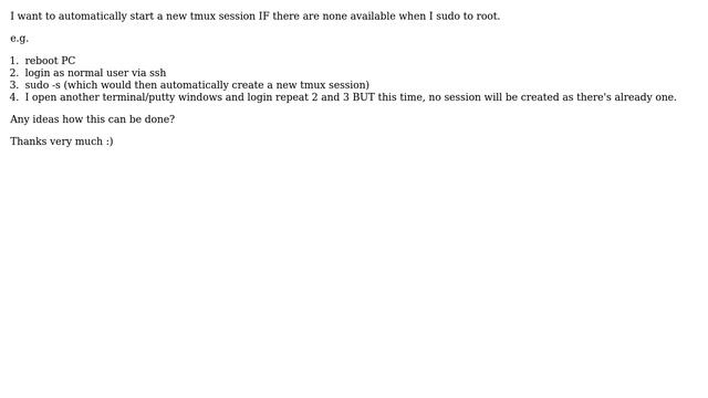 Ubuntu: How can I start automatically start a tmux session on login? смотреть онлайн