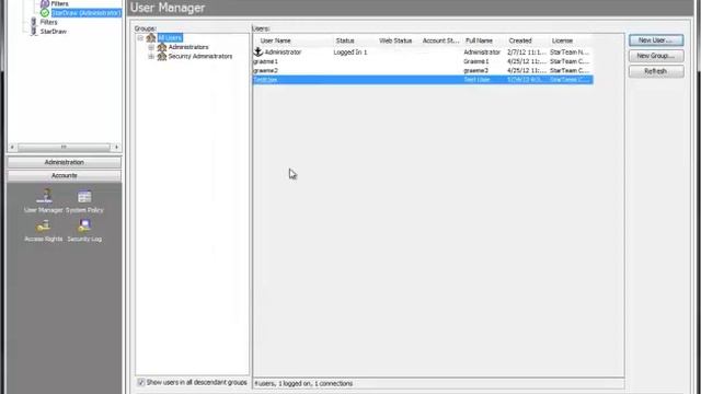 Borland StarTeam - Using the administrator console to manage users смотреть онлайн