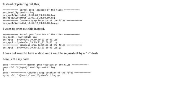 Unix & Linux: I am creating a shell script by using grep to track a log смотреть онлайн