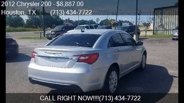 2012 Chrysler 200 LX 4dr Sedan for sale in Houston, TX 77053 смотреть онлайн