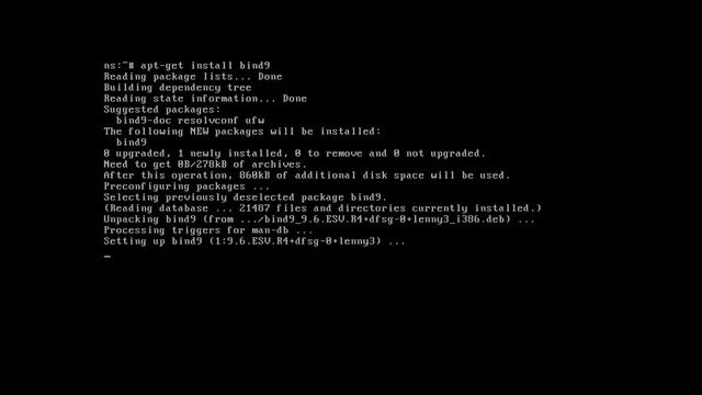 003 install bind9 смотреть онлайн