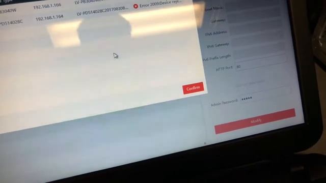 Configuration changes to LaView LV-PD54028C and LV-PB3040W for LAN use. смотреть онлайн