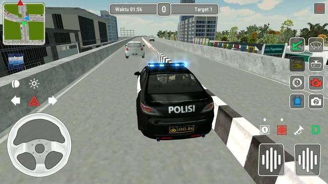 Car Traffic Policeman Simulator #4 - Petugas Police Indonesia - Android Gameplay смотреть онлайн
