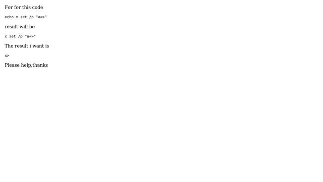 use echo and another command in the same line in batch file смотреть онлайн