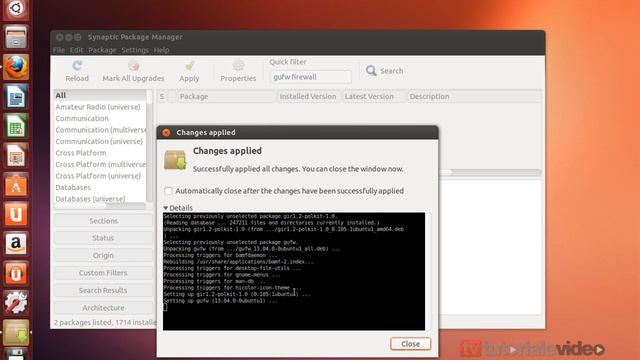 Ubuntu 13 04 setarea unui firewall смотреть онлайн