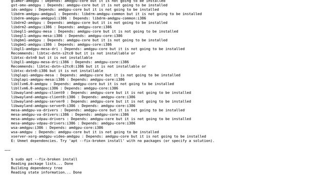 Ubuntu: Can't install amdgpu-pro 18.40 on Ubuntu Server 18.04.01 смотреть онлайн