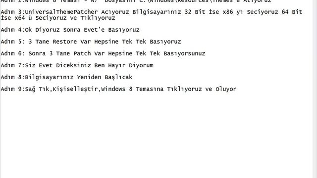 Windows 7 Windows 8 Teması Yapma смотреть онлайн