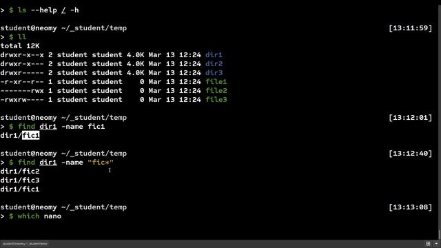 Commandes linux : man, find, wich, whereis, df, whereis, df, free смотреть онлайн