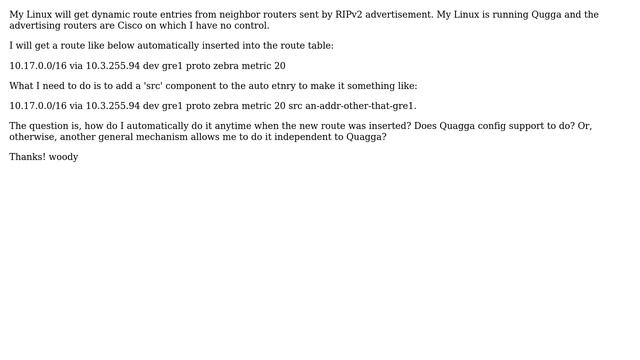 DevOps & SysAdmins: Add/Change the 'src' component of a route get from RIPv2 advertisement смотреть онлайн