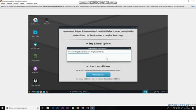 Instalando o Linux Lite no Virtual Box смотреть онлайн