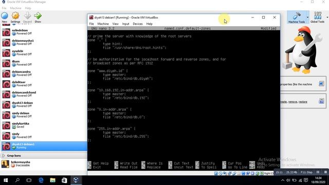 Konfigurasi DNS server Debian 10 смотреть онлайн
