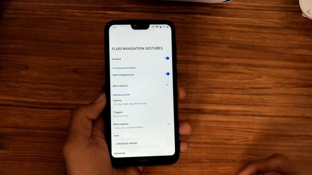 How to get full screen gesture in Nokia 6.1 plus / stock android / hindi смотреть онлайн