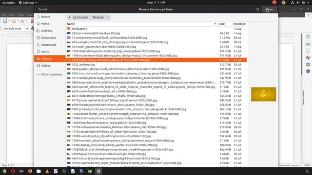 How to change the display picture of my user account in ubuntu 19.04 смотреть онлайн