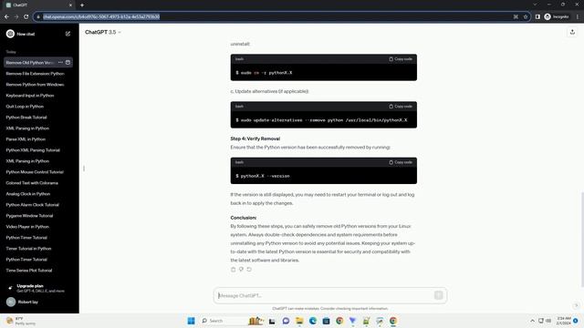 how to remove old python version in linux смотреть онлайн