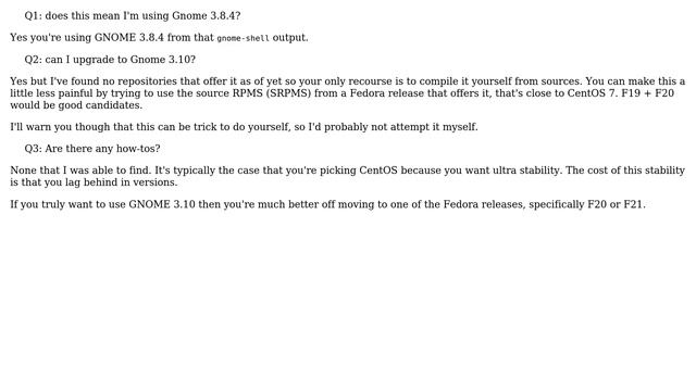 Unix & Linux: Gnome 3.8.4 can I upgrade to Gnome 3.10? (3 Solutions!!) смотреть онлайн