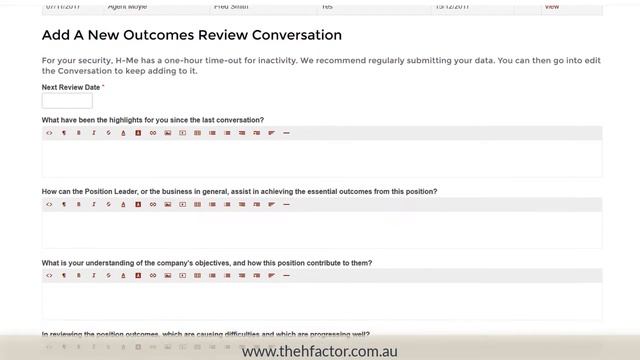 User Training - Outcome Conversations System смотреть онлайн