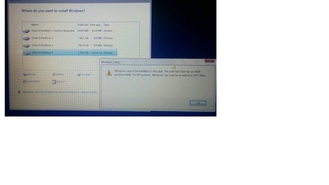 Unable to reinstall Windows on EFI system смотреть онлайн
