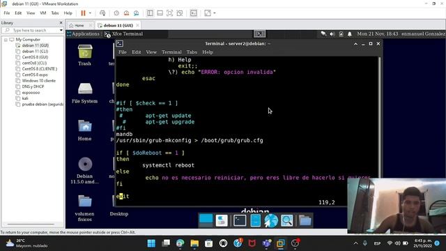 3.4 (B) Experiment 10-10 Automatización con scripts Bash en Debian 11 смотреть онлайн