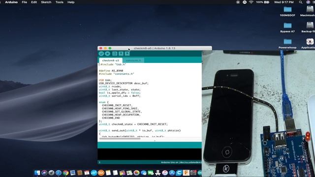 Iphone 4s icloud bypass done using arduino смотреть онлайн