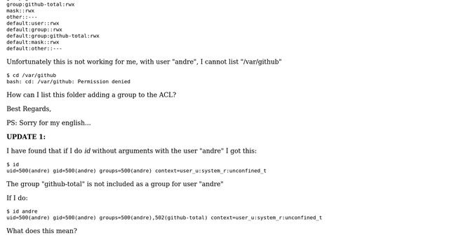 Linux - How to get Filesystem ACL to allow group to have permission to folder (2 Solutions!!) смотреть онлайн