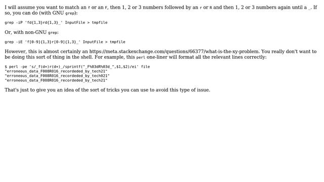 Unix & Linux: regex matching and substring extraction (3 Solutions!!) смотреть онлайн