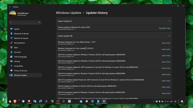 Windows 11 How To Check Update History In Windows 11 смотреть онлайн
