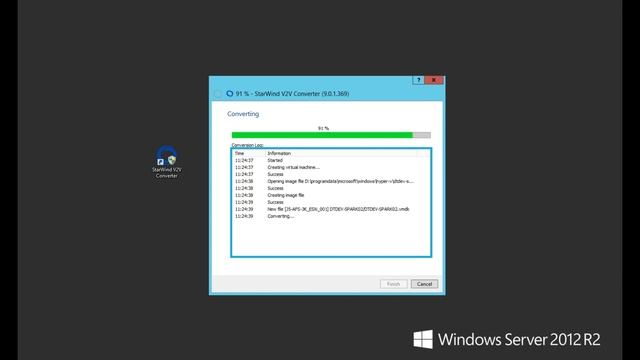 Linux Server Migration from Hyper-V to VMware using startwind V2V смотреть онлайн