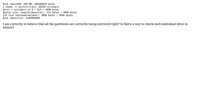 Unix & Linux: How do I know if software raid is running or setup correctly? смотреть онлайн