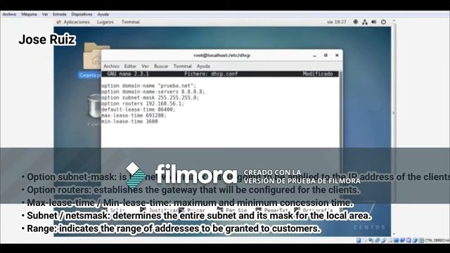 Instalacion y Verificacion de DHCP en CentOS 7 смотреть онлайн